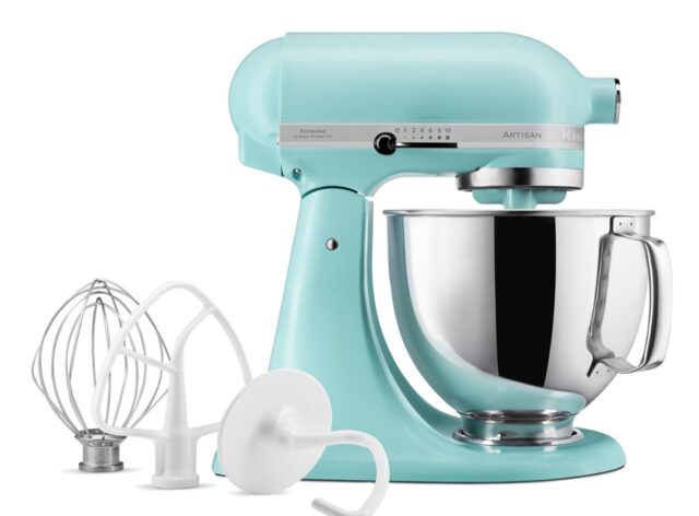 KitchenAid 5KSM125EMI mixer Stand mixer 300 W Blue - imagine 2