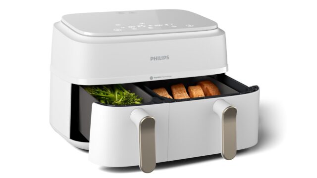 Philips 3000 series NA353/10 fryer Double 9 L Stand-alone 2750 W Hot air fryer Silver  White - imagine 8