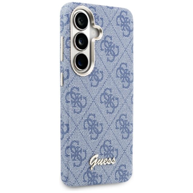 Case Guess 4G Script MagSafe for Samsung  Galaxy S26 blue - imagine 4