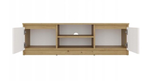RTV 120 MALWA OAK ARTISAN/WHITE - imagine 3