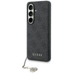 Case Guess 4G Classic Logo Charm MagSafe for Samsung Galaxy S26 black - imagine 2