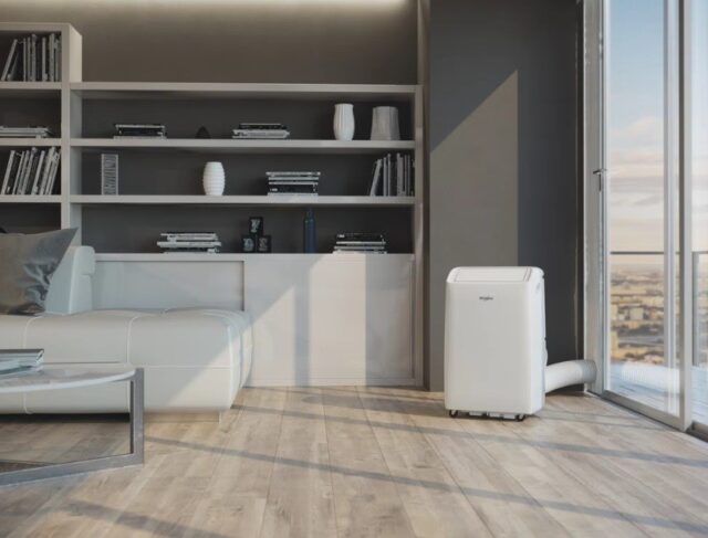 Portable air conditioner WHIRLPOOL PACF212HP W White - imagine 10