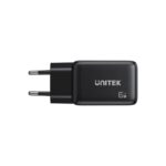 UNITEK WALL CHARGER GAN 2X USBC USBA  PD 3.0  65W - imagine 2