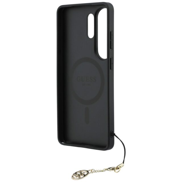 Case Guess 4G Classic Logo Charm MagSafe for Samsung Galaxy S26 Ultra black - imagine 6