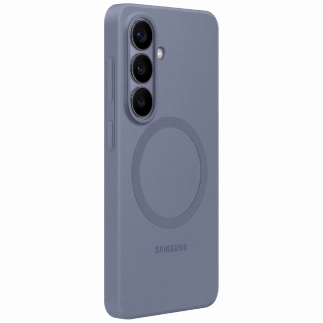 EF-ES942CVE Samsung Silikonový Magnetický Kryt pro Galaxy S26 Blue Violet - imagine 3