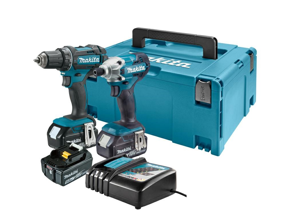 cps-49d57bea1c15b33c36f2dd4689eb55bb-2026-03-25-11-29-26 MAKITA COMBO KIT 18V DLX2339JX1 (DDF482+DTD156) 3x5 0Ah MAKPAC - imagine 1