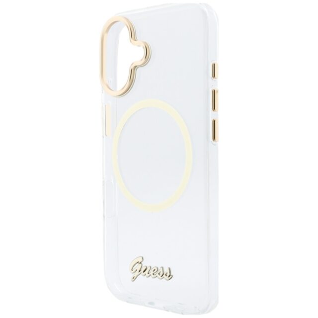 Case Guess IML Script Metal MagSafe for   iPhone 17 transparent - imagine 6