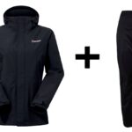 Kurtka Berghaus Hillwalker IA Shell roz. S Czarna + Spodnie Berghaus Deluge 2.0 roz. S Czarne