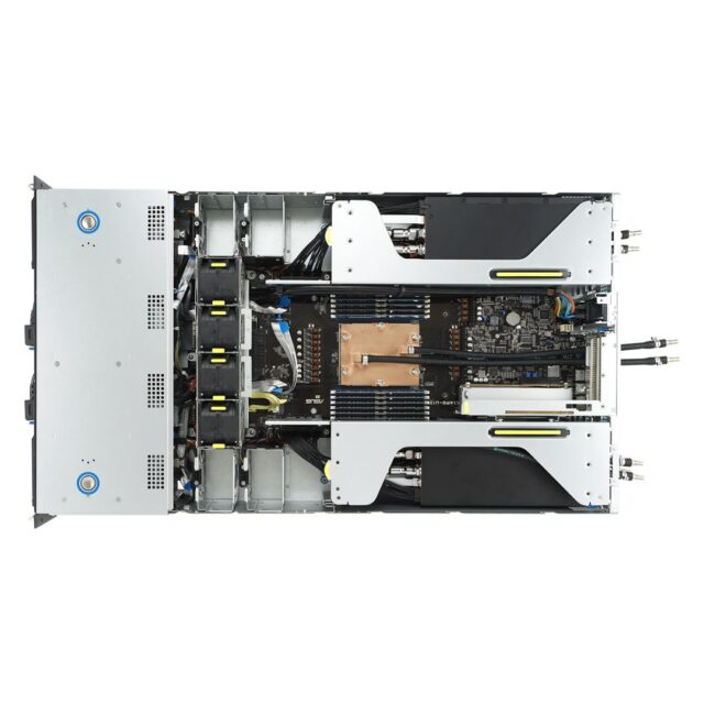 ASUS ESC4000A-E12-SKU1/2600W(1+1) Socket SP5 Rack (2U) Silver - imagine 5