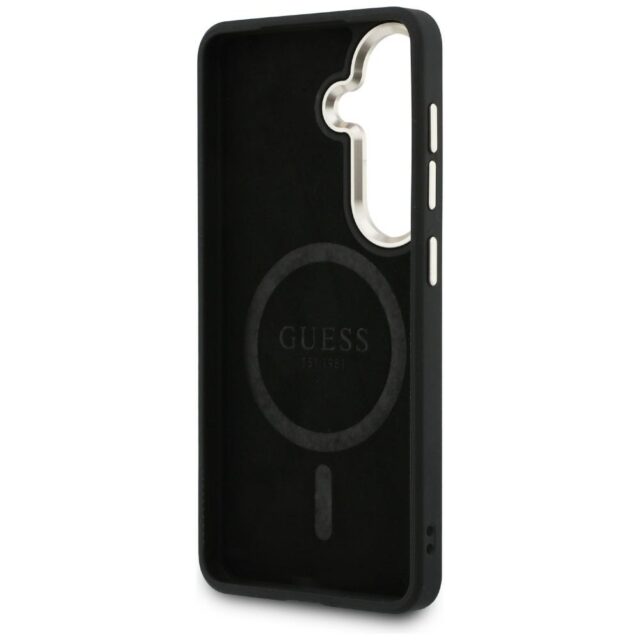 Case Guess 4G Embossed Ring MagSafe for   Samsung Galaxy S26 blue - imagine 7