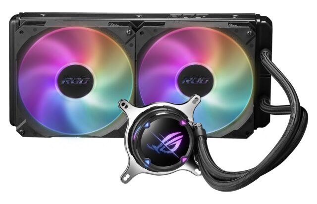 ASUS ROG STRIX LC II 280 ARGB Processor All-in-one liquid cooler 14 cm Black 1 pc(s) - imagine 7