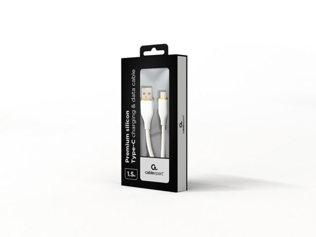 Gembird GMB Audio CC-USB2S-AMCM-1.5M-W USB cable USB 2.0 USB A USB C White - imagine 2