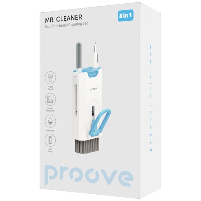 Wielofunkcyjny zestaw do czyszczenia      Proove Mr. Cleaner 8w1 biały - imagine 7