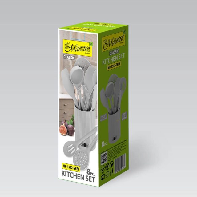 Kitchen utensils MAESTRO MR-1542-GREY 8 elements Grey - imagine 6