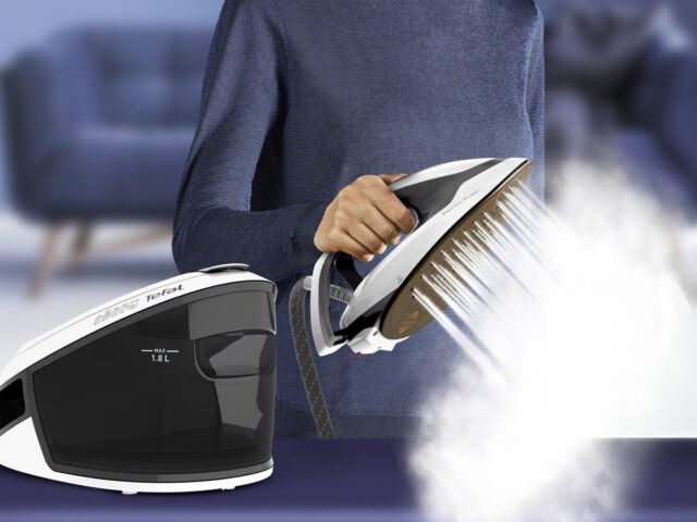 Tefal Express Power SV8130 2800 W 1.8 L Durilium AirGlide Autoclean soleplate Black  White - imagine 9