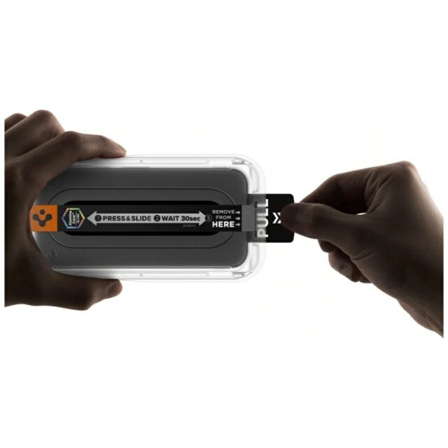 Tempered glass Spigen Glas.TR "EZ FIT PRO AC" for Google Pixel 10A 2pcs transparent - imagine 4