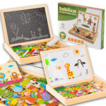 EXTRALINK TOYS TABLICA KREDOWO-MAGNETYCZNA EDUKACYJNA DWUSTRONNA