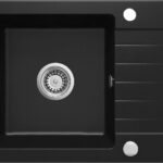 1-bowl granite sink with drainer