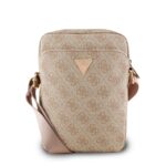 Guess PU 4G Triangle Logo Taška 8" Pink