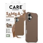 Case CARE by PanzerGlass Fashionable Samba MagSafe for iPhone 17 espresso - imagine 4