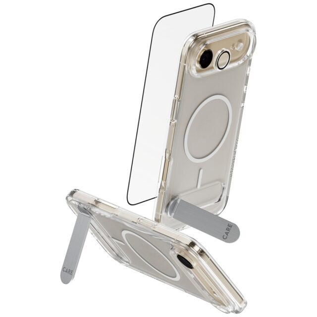 CARE by PanzerGlass Feature Kick 3in1 Case + Glass + Lens Protection Set for iPhone Air - imagine 2