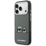 Karl Lagerfeld IML K&CH Heads Logo MagSafe Zadní Kryt pro iPhone 17 Pro Max Black - imagine 3