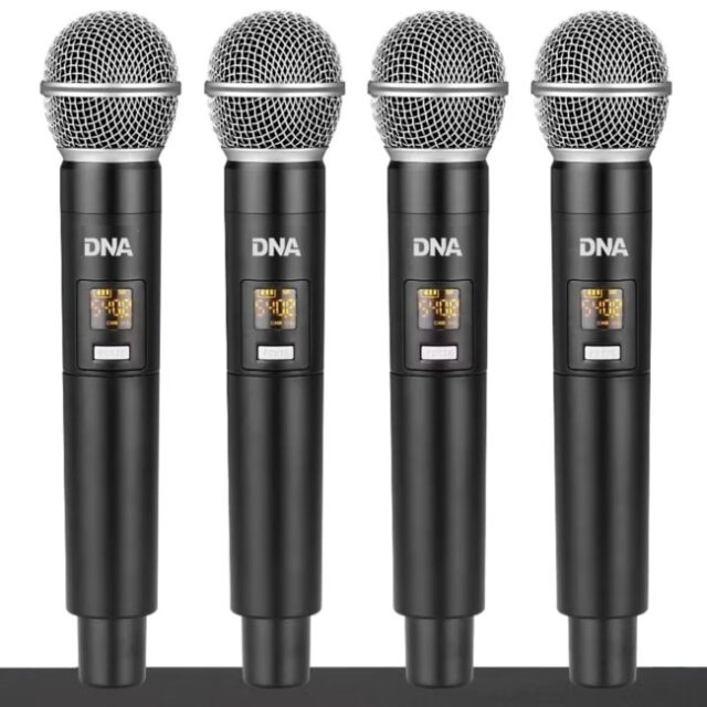 DNA QMIC4 - wireless microphone  4x handheld transmitter - imagine 2