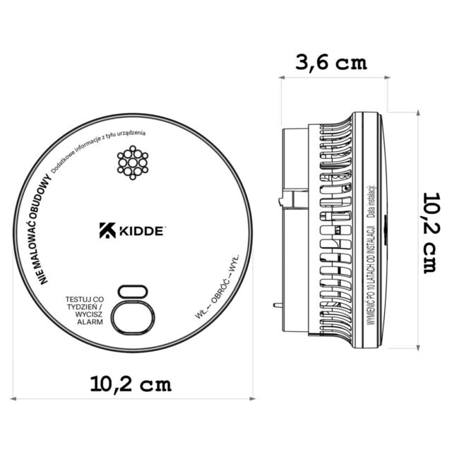 Zestaw dwóch czujek dymu 2030-DSR3 KIDDE - imagine 6