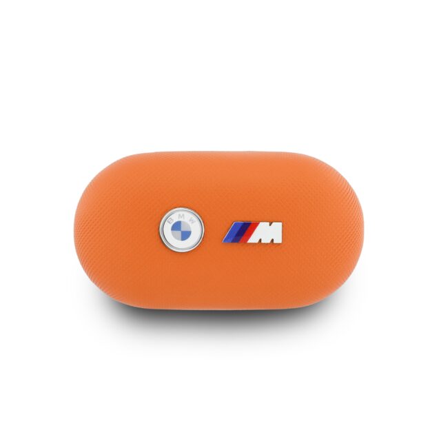 Headphones Bluetooth TWS BMW M Metal Logo ENC orange - imagine 2