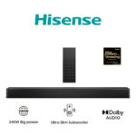 Hisense HS2100 soundbar speaker Black 2.1 channels 240 W - imagine 2