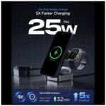 Ładowarka indukcyjna Spigen Essential     EF323MQ 3w1 25W Qi2.2 MagSafe czarny - imagine 7