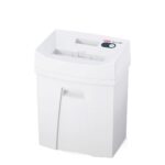 HSM Pure 220 paper shredder Particle-cut shredding 22.5 cm White