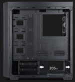 Gembird Fornax K500 ATX computer case  Midi Tower  Black - imagine 9