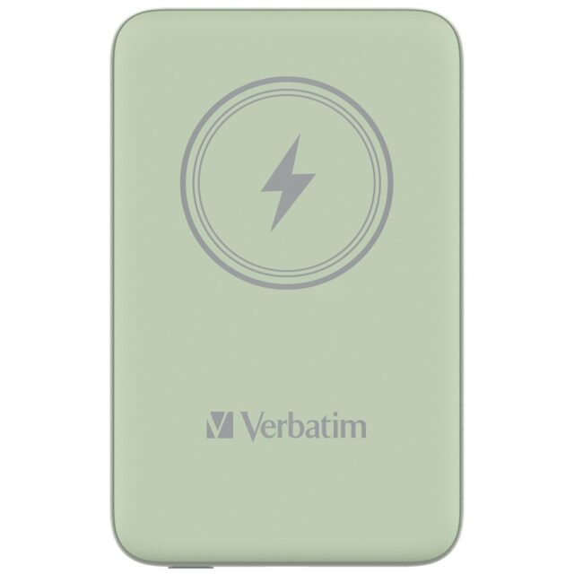 Verbatim Charge 'n' Go Magnetic Wireless Power Bank 10000mAh Green - imagine 3