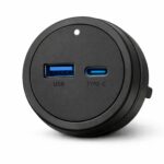 GONEO POWER TRACK FRANCUSKI ADAPTER STANDARDOWY USB CZARNY