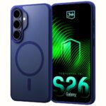 Etui 3MK Smoke MagCase do Samsung Galaxy S26+ niebieski