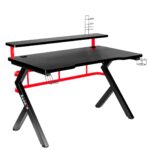 Huzaro Hero 5.0 computer desk Black  Red - imagine 3