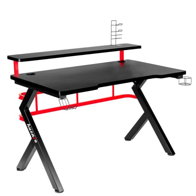 Huzaro Hero 5.0 computer desk Black  Red - imagine 3