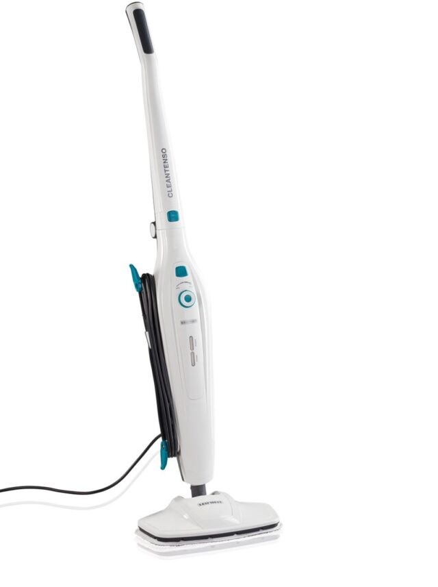 LEIFHEIT CleanTenso Upright steam cleaner 0.55 L 1200 W Blue  White - imagine 2