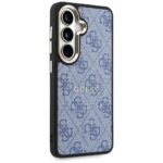 Case Guess 4G Embossed Ring MagSafe for   Samsung Galaxy S26 blue - imagine 4