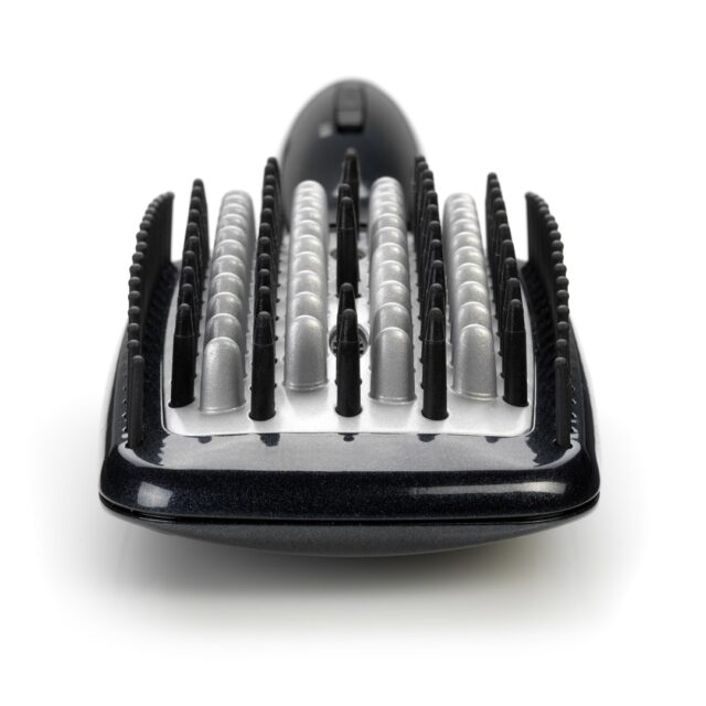 BaByliss Smoothing Heated Brush Straightening brush Warm Black 76.8  (1.95 m) - imagine 3