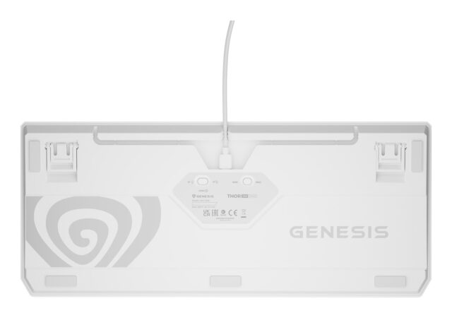 GENESIS Thor 230 TKL keyboard Gaming USB + RF Wireless + Bluetooth QWERTY US English White - imagine 8