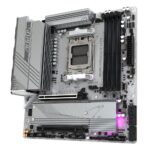 GIGABYTE B650M AORUS ELITE AX ICE Motherboard - AMD Ryzen 9000 Series CPUs  12+2+2 Phases VRM  up to 8000MHz DDR5 (OC)  1xPCIe 5.0 + 1xPCIe 4.0 M.2  2.5GbE LAN  WIFI 6E  USB 3.2 Gen 2x2 - imagine 4