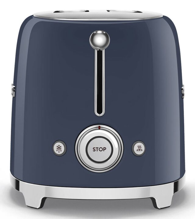 Smeg TSF01NBEU toaster 6 2 slice(s) 950 W Blue  Chrome - imagine 4