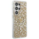 Etui Guess IML Leopard Print Triangle     MagSafe do Samsung Galaxy S26 Ultra brązowy - imagine 4
