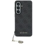 Case Guess 4G Classic Logo Charm MagSafe for Samsung Galaxy S26 black