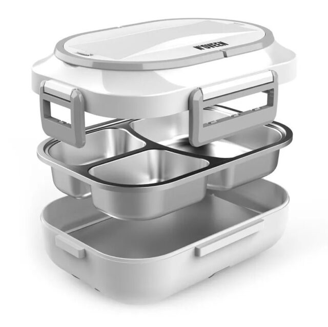 Electric Lunch Box N'oveen LB510 Grey Plus - imagine 2