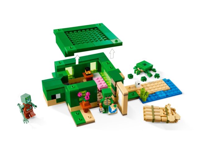 LEGO MINECRAFT 21254 THE TURTLE BEACH HOUSE - imagine 4