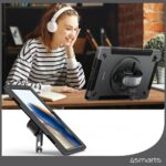 Pancerne etui z uchwytem 4smarts Rugged   Case Grip do Samsung Galaxy Tab A9 czarny - imagine 5