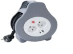 Montis Przedłużacz domowy zwijany z USB 10m MT188 2 AC outlet(s) - imagine 4